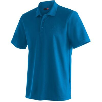 Poloshirt MAIER SPORTS "Ulrich", Herren, Gr. S, blau (saphirblau), 100% Polyester, Rundhals, Shirts Poloshirt, Herren Polo kurzarm, leichtes Shirt, Funktionsshirt mit Kragen Reg Fit Poloshirt MAIER SPORTS "Ulrich", Herren, Gr. S, blau (saphirblau), 100% Polyester, Rundhals, Shirts Poloshirt, Herren Polo kurzarm, leichtes Shirt, Funktionsshirt mit Kragen Reg Fit