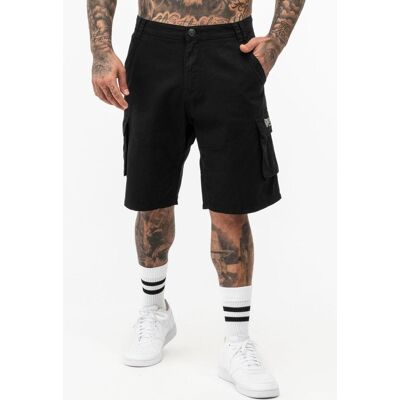 Cargoshorts LONSDALE "BALRATH", Herren, Gr. S, N-Gr, schwarz (schwarz, grau), Obermaterial: 100% Baumwolle, unifarben, Hosen Cargoshorts, aus Baumwolle, mit Eingrifftaschen, Cargotaschen und Gesässtaschen Cargoshorts LONSDALE "BALRATH", Herren, Gr. S, N-Gr, schwarz (schwarz, grau), Obermaterial: 100% Baumwolle, unifarben, Hosen Cargoshorts, aus Baumwolle, mit Eingrifftaschen, Cargotaschen und Gesässtaschen