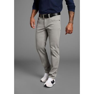 5-Pocket-Hose MAN'S WORLD, Herren, Gr. 50, N + U Gr, grau, Obermaterial: 98% Baumwolle, 2% Elasthan, comfort fit lang, Hosen 5-Pocket-Hose, Stretchhose mit Dehnbund 5-Pocket-Hose MAN'S WORLD, Herren, Gr. 50, N + U Gr, grau, Obermaterial: 98% Baumwolle, 2% Elasthan, comfort fit lang, Hosen 5-Pocket-Hose, Stretchhose mit Dehnbund