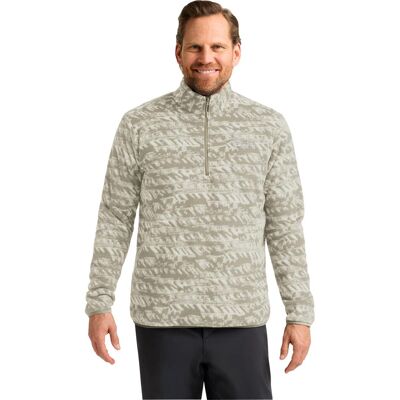 Fleecepullover JACK WOLFSKIN "BIG SKY HZ M", Herren, Gr. XL, beige (linen), Obermaterial: 100% Polyester, Sweatshirts Fleecepullover Fleecepullover JACK WOLFSKIN "BIG SKY HZ M", Herren, Gr. XL, beige (linen), Obermaterial: 100% Polyester, Sweatshirts Fleecepullover