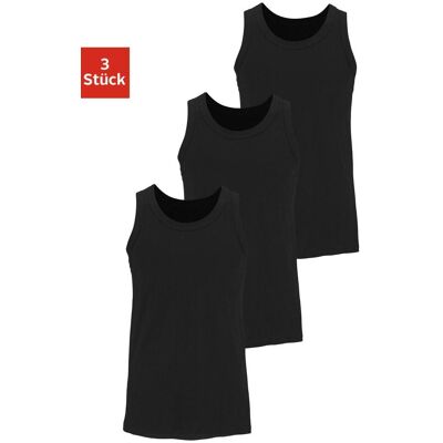 H.I.S. Tanktop H.I.S "Unterziehshirt, Unterhemd für Herren", Herren, Gr. 6/L, schwarz, Single Jersey, Obermaterial: 100% Baumwolle, unifarben, Basic, körpernah normal, Rundhals, Tops Tanktop, unifarben, Rundhalsausschnitt, aus Baumwolle H.I.S. Tanktop H.I.S "Unterziehshirt, Unterhemd für Herren", Herren, Gr. 6/L, schwarz, Single Jersey, Obermaterial: 100% Baumwolle, unifarben, Basic, körpernah normal, Rundhals, Tops Tanktop, unifarben, Rundhalsausschnitt, aus Baumwolle