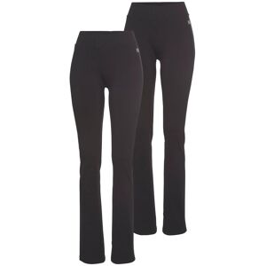 H.I.S. Leggings H.I.S, Damen, Gr. 76, K + L Gr, schwarz (schwarz, schwarz), Single Jersey, Obermaterial: 95% Baumwolle, 5% Elasthan, unifarben, schmal lang, Hosen Leggings, Bootcut‑Leggings im praktischen 2er‑Pack mit elastischem Bund H.I.S. Leggings H.I.S, Damen, Gr. 76, K + L Gr, schwarz (schwarz, schwarz), Single Jersey, Obermaterial: 95% Baumwolle, 5% Elasthan, unifarben, schmal lang, Hosen Leggings, Bootcut‑Leggings im praktischen 2er‑Pack mit elastischem Bund