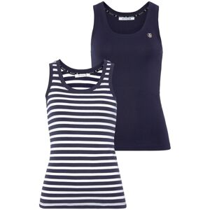 DELMAO Baumwoll-Tanktop - Basic, Gestreift, Sehr Figurbetont - Tanktop DELMAO Baumwoll-Tanktop - Basic, Gestreift, Sehr Figurbetont - Tanktop
