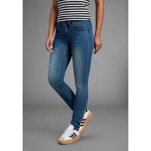 Skinny-fit-Jeans ARIZONA "Shaping", Damen, Gr. 44, N-Gr, blau (blau used), Jeans, Obermaterial: 79% Baumwolle, 19% Polyester, 2% Elasthan, Basic, eng lang, Jeans Skinny-fit-Jeans, skinny Passform, normale Leibhöhe, in Stretch-Qualität, Used-Look Skinny-fit-Jeans ARIZONA "Shaping", Damen, Gr. 44, N-Gr, blau (blau used), Jeans, Obermaterial: 79% Baumwolle, 19% Polyester, 2% Elasthan, Basic, eng lang, Jeans Skinny-fit-Jeans, skinny Passform, normale Leibhöhe, in Stretch-Qualität, Used-Look