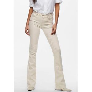 Bootcut-Jeans ONLY "ONLBLUSH MID FLARED DNM NOOS", Damen, Gr. S (36), Länge 34, beige (ecru), Denim/Jeans, Obermaterial: 92% Baumwolle, 6% Elastomultiester, 2% Elasthan, unifarben, Jeans Bootcut-Jeans Bootcut-Jeans ONLY "ONLBLUSH MID FLARED DNM NOOS", Damen, Gr. S (36), Länge 34, beige (ecru), Denim/Jeans, Obermaterial: 92% Baumwolle, 6% Elastomultiester, 2% Elasthan, unifarben, Jeans Bootcut-Jeans