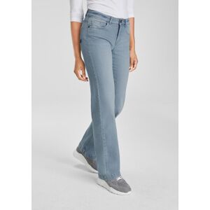Weite Jeans ARIZONA, Damen, Gr. 80, K + L Gr, blau (bleached), Denim/Jeans, Obermaterial: 98% Baumwolle, 2% Elasthan, Basic, gerade lang, Jeans Weite Jeans, weite Beinform, Used-Look-Waschung, hohe Taille Weite Jeans ARIZONA, Damen, Gr. 80, K + L Gr, blau (bleached), Denim/Jeans, Obermaterial: 98% Baumwolle, 2% Elasthan, Basic, gerade lang, Jeans Weite Jeans, weite Beinform, Used-Look-Waschung, hohe Taille