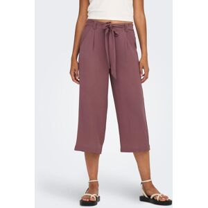 Palazzohose ONLY "ONLWINNER – Culottehose mit elastischem Bund und Kordelzug", Damen, Gr. 34 (XS), N-Gr, bunt (rose braun), Web, Obermaterial: 97% Polyester, 3% Elasthan, unifarben, regular fit lang, Hosen Palazzohose, Materialmix, regular fit Palazzohose ONLY "ONLWINNER – Culottehose mit elastischem Bund und Kordelzug", Damen, Gr. 34 (XS), N-Gr, bunt (rose braun), Web, Obermaterial: 97% Polyester, 3% Elasthan, unifarben, regular fit lang, Hosen Palazzohose, Materialmix, regular fit