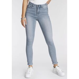 Skinny-fit-Jeans ARIZONA "Ultra Soft", Damen, Gr. 42, N-Gr, blau (bleached), Denim/Jeans, Obermaterial: 61% Baumwolle, 25% Polyester, 11% Viskose, 3% Elasthan, Basic, skinny fit lang, Jeans Skinny-fit-Jeans, hohe Leibhöhe, lang, aus Baumwolle, Polyester u Skinny-fit-Jeans ARIZONA "Ultra Soft", Damen, Gr. 42, N-Gr, blau (bleached), Denim/Jeans, Obermaterial: 61% Baumwolle, 25% Polyester, 11% Viskose, 3% Elasthan, Basic, skinny fit lang, Jeans Skinny-fit-Jeans, hohe Leibhöhe, lang, aus Baumwolle, Polyester u
