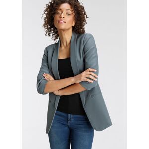 Kurzblazer ONLY "ONLELLA – Femininer Blazer mit 3/4-Ärmeln und Raffung", Damen, Gr. 36 (S), grün (balsam grün), Web, Obermaterial: 95% Polyester, 5% Elasthan. Futter: 100% Polyester, unifarben, V-Ausschnitt, Blazer Kurzblazer, regular fit, casual, Web, Ku Kurzblazer ONLY "ONLELLA – Femininer Blazer mit 3/4-Ärmeln und Raffung", Damen, Gr. 36 (S), grün (balsam grün), Web, Obermaterial: 95% Polyester, 5% Elasthan. Futter: 100% Polyester, unifarben, V-Ausschnitt, Blazer Kurzblazer, regular fit, casual, Web, Ku