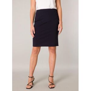Bleistiftrock BASE LEVEL "Jane", Damen, Gr. 48, blau (navy dunkelblau), Web, Obermaterial: 65% Viskose, 30% Polyamid, 5% Elasthan, unifarben, knieumspielend, Röcke Bleistiftrock, Formgebende Nähte sorgen für den typischen Sitz Bleistiftrock BASE LEVEL "Jane", Damen, Gr. 48, blau (navy dunkelblau), Web, Obermaterial: 65% Viskose, 30% Polyamid, 5% Elasthan, unifarben, knieumspielend, Röcke Bleistiftrock, Formgebende Nähte sorgen für den typischen Sitz
