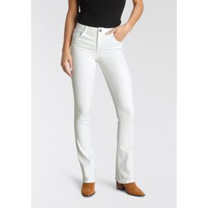 Bootcut-Jeans ARIZONA "Ultra-Stretch", Damen, Gr. 88, K + L Gr, weiss (weiß), Denim/Jeans, Obermaterial: 65% Baumwolle, 33% Polyester, 2% Elasthan, Basic, extraeng lang, Jeans Bootcut-Jeans, normale Passform, Baby-Bootcut, Used-Look-Waschung Bootcut-Jeans ARIZONA "Ultra-Stretch", Damen, Gr. 88, K + L Gr, weiss (weiß), Denim/Jeans, Obermaterial: 65% Baumwolle, 33% Polyester, 2% Elasthan, Basic, extraeng lang, Jeans Bootcut-Jeans, normale Passform, Baby-Bootcut, Used-Look-Waschung
