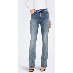 Bootcut-Jeans ONLY "ONLMILA HW FLARED DNM BJ13994 NOOS", Damen, Gr. 25, Länge 30, blau (medium blau denim), Denim/Jeans, Obermaterial: 94% Baumwolle, 4% Polyester, 2% Elasthan, Abriebeffekte, skinny fit, Jeans Bootcut-Jeans Bootcut-Jeans ONLY "ONLMILA HW FLARED DNM BJ13994 NOOS", Damen, Gr. 25, Länge 30, blau (medium blau denim), Denim/Jeans, Obermaterial: 94% Baumwolle, 4% Polyester, 2% Elasthan, Abriebeffekte, skinny fit, Jeans Bootcut-Jeans