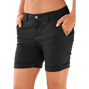 Bermudas LASCANA, Damen, Gr. 38, N-Gr, schwarz, Denim/Jeans, Obermaterial: 98% Baumwolle, 2% Elasthan, unifarben, gerade kniefrei, Hosen Bermudas, zum Krempeln, aus elastischer Baumwolle, kurze Hose, Shorts Bermudas LASCANA, Damen, Gr. 38, N-Gr, schwarz, Denim/Jeans, Obermaterial: 98% Baumwolle, 2% Elasthan, unifarben, gerade kniefrei, Hosen Bermudas, zum Krempeln, aus elastischer Baumwolle, kurze Hose, Shorts