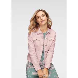 Jeansjacke ANISTON CASUAL, Damen, Gr. 40, rosa (rosé), Twill, Obermaterial: 98% Baumwolle, 2% Elasthan, unifarben, figurbetont hüftlang, 1-Knopf-Manschette mit Schlitz, Jacken Jeansjacke, in zartem Pastell Jeansjacke ANISTON CASUAL, Damen, Gr. 40, rosa (rosé), Twill, Obermaterial: 98% Baumwolle, 2% Elasthan, unifarben, figurbetont hüftlang, 1-Knopf-Manschette mit Schlitz, Jacken Jeansjacke, in zartem Pastell