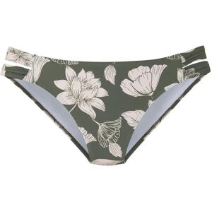 Bikini-Hose S.OLIVER "Lady", Damen, Gr. 40, N-Gr, grün (olive, creme), Microfaser, Recycling-Polyamid, geblümt, Badehosen Bikini-Hose, mit floralem Design Bikini-Hose S.OLIVER "Lady", Damen, Gr. 40, N-Gr, grün (olive, creme), Microfaser, Recycling-Polyamid, geblümt, Badehosen Bikini-Hose, mit floralem Design