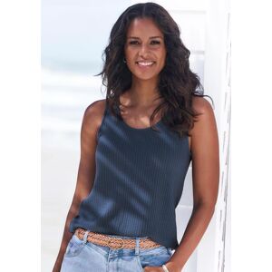 Trägertop VIVANCE "mit tropfenförmigem Cut-Out am Rücken", Damen, Gr. 32/34, bunt (mint, blau), Piqué, Obermaterial: 69% Polyester (REPREVE), 28% Viskose, 3% Elasthan, Waffelmuster, unifarben, lässig geschnitten normal, Rundhals, Tops Trägertop, aus weich Trägertop VIVANCE "mit tropfenförmigem Cut-Out am Rücken", Damen, Gr. 32/34, bunt (mint, blau), Piqué, Obermaterial: 69% Polyester (REPREVE), 28% Viskose, 3% Elasthan, Waffelmuster, unifarben, lässig geschnitten normal, Rundhals, Tops Trägertop, aus weich