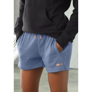 Relaxshorts BENCH. LOUNGEWEAR, Damen, Gr. 40/42, N-Gr, blau (jeans, meliert), Sweatware, Obermaterial: 60% Baumwolle, 40% Polyester, meliert, unifarben, Basic, Basic kurz, Hosen Relaxshorts, Sweathose mit kurzen Seitenschlitzen und seitliche Taschen, Loun Relaxshorts BENCH. LOUNGEWEAR, Damen, Gr. 40/42, N-Gr, blau (jeans, meliert), Sweatware, Obermaterial: 60% Baumwolle, 40% Polyester, meliert, unifarben, Basic, Basic kurz, Hosen Relaxshorts, Sweathose mit kurzen Seitenschlitzen und seitliche Taschen, Loun