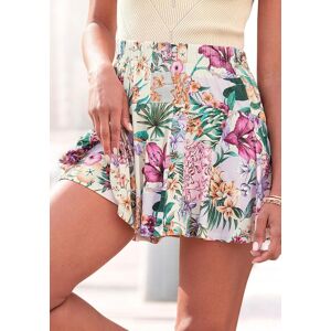 Hosenrock LASCANA, Damen, Gr. 44, bunt (bunt, bedruckt), Jersey, Obermaterial: 95% Viskose, 5% Elasthan, bedruckt, figurumspielend kurz, Röcke Hosenrock, mit Alloverdruck, Skort, Rock inklusive Hose, sommerlich Hosenrock LASCANA, Damen, Gr. 44, bunt (bunt, bedruckt), Jersey, Obermaterial: 95% Viskose, 5% Elasthan, bedruckt, figurumspielend kurz, Röcke Hosenrock, mit Alloverdruck, Skort, Rock inklusive Hose, sommerlich