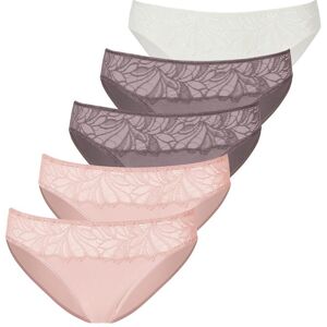 Bikinislip VIVANCE, Damen, Gr. 40/42, rosa (rosé, taupe, creme), Jersey, Obermaterial: 95% Baumwolle, 5% Elasthan. Spitze: 90% Polyamid, 10% Elasthan, unifarben, körpernah, Unterhosen Bikinislip, aus elastischer Baumwoll-Qualität Bikinislip VIVANCE, Damen, Gr. 40/42, rosa (rosé, taupe, creme), Jersey, Obermaterial: 95% Baumwolle, 5% Elasthan. Spitze: 90% Polyamid, 10% Elasthan, unifarben, körpernah, Unterhosen Bikinislip, aus elastischer Baumwoll-Qualität