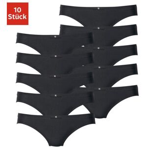 H.I.S. String H.I.S, Damen, Gr. 42, schwarz, Jersey, Obermaterial: 95% Baumwolle, 5% Elasthan, unifarben, körpernah, Unterhosen String, aus elastischer Baumwoll-Qualität H.I.S. String H.I.S, Damen, Gr. 42, schwarz, Jersey, Obermaterial: 95% Baumwolle, 5% Elasthan, unifarben, körpernah, Unterhosen String, aus elastischer Baumwoll-Qualität