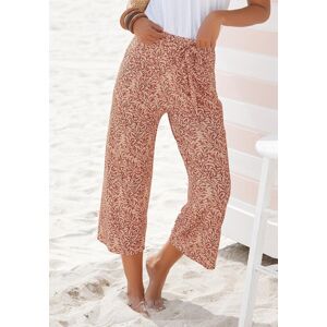 Beach Time Culotte BEACHTIME, Damen, Gr. 40, N-Gr, rot (rot bedruckt), Jersey, Obermaterial: 95% Viskose, 5% Elasthan, bedruckt, figurumspielend 3/4-Länge, Hosen Culotte, mit Blätterdruck und Bindeband, luftig-leichte Sommerhose Beach Time Culotte BEACHTIME, Damen, Gr. 40, N-Gr, rot (rot bedruckt), Jersey, Obermaterial: 95% Viskose, 5% Elasthan, bedruckt, figurumspielend 3/4-Länge, Hosen Culotte, mit Blätterdruck und Bindeband, luftig-leichte Sommerhose