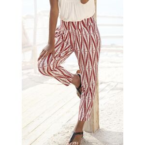 7/8-Hose LASCANA, Damen, Gr. 34, N-Gr, orange (terracotta, creme bedruckt), Jersey, Obermaterial: 95% Viskose, 5% Elasthan, bedruckt, figurumspielend 7/8-Länge, Hosen 7/8-Hose, mit breitem Bündchen, leichte Sommerhose mit Taschen, Strandhose 7/8-Hose LASCANA, Damen, Gr. 34, N-Gr, orange (terracotta, creme bedruckt), Jersey, Obermaterial: 95% Viskose, 5% Elasthan, bedruckt, figurumspielend 7/8-Länge, Hosen 7/8-Hose, mit breitem Bündchen, leichte Sommerhose mit Taschen, Strandhose