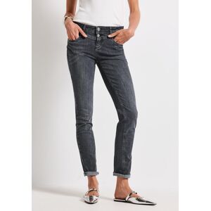 Regular-fit-Jeans STREET ONE "Style Jane", Damen, Gr. 30, Länge 32, grau (schwarz steel grau washed), Denim/Jeans, Obermaterial: 82% Baumwolle, 15% Polyester, 3% Elasthan, unifarben, regular fit knöchelfrei, Jeans Regular-fit-Jeans, im Five-Pocket Style Regular-fit-Jeans STREET ONE "Style Jane", Damen, Gr. 30, Länge 32, grau (schwarz steel grau washed), Denim/Jeans, Obermaterial: 82% Baumwolle, 15% Polyester, 3% Elasthan, unifarben, regular fit knöchelfrei, Jeans Regular-fit-Jeans, im Five-Pocket Style