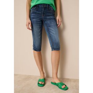 Caprijeans ARIZONA, Damen, Gr. 46, N-Gr, blau (mid blau used), Denim/Jeans, Obermaterial: 76% Baumwolle, 16% Polyester, 7% Viskose, 1% Elasthan, unifarben, skinny fit 3/4-Länge, Jeans Caprijeans, Skinny Fit, 3/4-Länge, mit Eingrifftaschen und Gesässtasche Caprijeans ARIZONA, Damen, Gr. 46, N-Gr, blau (mid blau used), Denim/Jeans, Obermaterial: 76% Baumwolle, 16% Polyester, 7% Viskose, 1% Elasthan, unifarben, skinny fit 3/4-Länge, Jeans Caprijeans, Skinny Fit, 3/4-Länge, mit Eingrifftaschen und Gesässtasche