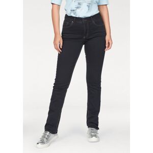 Stretch-Jeans MAC "Melanie", Damen, Gr. 38, Länge 30, blau (dunkelblau rinsed), Denim/Jeans, Obermaterial: 98% Baumwolle, 2% Elasthan, clean, figurbetont lang, Jeans Stretch-Jeans, Gerade geschnitten Stretch-Jeans MAC "Melanie", Damen, Gr. 38, Länge 30, blau (dunkelblau rinsed), Denim/Jeans, Obermaterial: 98% Baumwolle, 2% Elasthan, clean, figurbetont lang, Jeans Stretch-Jeans, Gerade geschnitten