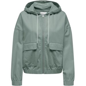 Parka ONLY "ONLKENZIE-SOFT LIFE L/S JACKET CC PNT", Damen, Gr. S, jadeite, Web, Obermaterial: 70% Lyocell, 30% Baumwolle, unifarben, regular fit normal, elastischer Bund, Jacken Parka, elastische Bündchen Parka ONLY "ONLKENZIE-SOFT LIFE L/S JACKET CC PNT", Damen, Gr. S, jadeite, Web, Obermaterial: 70% Lyocell, 30% Baumwolle, unifarben, regular fit normal, elastischer Bund, Jacken Parka, elastische Bündchen