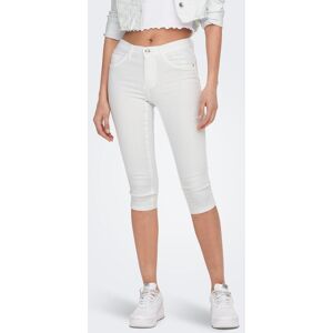 Caprijeans ONLY "ONLRAIN – Skinny Fit mit mittlerer Leibhöhe für moderne Silhouette", Damen, Gr. S (36), N-Gr, weiss (weiß), Denim/Jeans, Obermaterial: 53% Viskose, 29% Baumwolle, 17% Polyester, 1% Elasthan, unifarben, skinny fit knielang, Jeans Caprijean Caprijeans ONLY "ONLRAIN – Skinny Fit mit mittlerer Leibhöhe für moderne Silhouette", Damen, Gr. S (36), N-Gr, weiss (weiß), Denim/Jeans, Obermaterial: 53% Viskose, 29% Baumwolle, 17% Polyester, 1% Elasthan, unifarben, skinny fit knielang, Jeans Caprijean