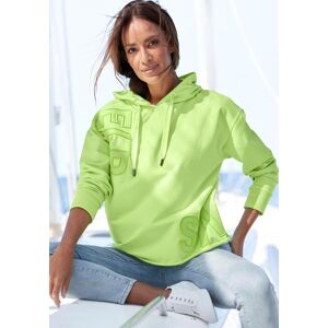 Kapuzensweatshirt ELBSAND "Elgin", Damen, Gr. XXL (44), grün (limone), angeraute Sweatware, Obermaterial: 95% Baumwolle, 5% Elasthan, unifarben, figurumspielend hüftlang, breiter Bund, Sweatshirts Kapuzensweatshirt, mit Logostickerei, lockerer Hoodie aus Kapuzensweatshirt ELBSAND "Elgin", Damen, Gr. XXL (44), grün (limone), angeraute Sweatware, Obermaterial: 95% Baumwolle, 5% Elasthan, unifarben, figurumspielend hüftlang, breiter Bund, Sweatshirts Kapuzensweatshirt, mit Logostickerei, lockerer Hoodie aus