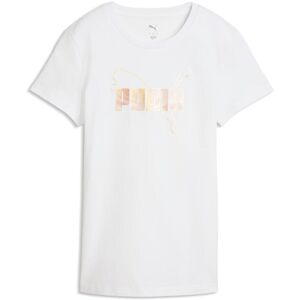 T-Shirt PUMA "ESS LOGO LAB METALLIC TEE", Damen, Gr. S, puma weiß, Jersey, Obermaterial: 100% Baumwolle, bedruckt, regular fit normal, Rundhals, Shirts T-Shirt, Regular Fit, mit Rundhalsausschnitt, aus Baumwolle T-Shirt PUMA "ESS LOGO LAB METALLIC TEE", Damen, Gr. S, puma weiß, Jersey, Obermaterial: 100% Baumwolle, bedruckt, regular fit normal, Rundhals, Shirts T-Shirt, Regular Fit, mit Rundhalsausschnitt, aus Baumwolle