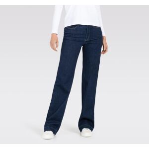 Weite Jeans MAC "Dream Wide authentic", Damen, Gr. 46, Länge 30, blau (fashion rinsed30), Denim/Jeans, Obermaterial: 90% Baumwolle, 7% Elastomultiester, 3% Elasthan, unifarben, straight fit lang, Jeans Weite Jeans, mit formendem Shaping-Effekt Weite Jeans MAC "Dream Wide authentic", Damen, Gr. 46, Länge 30, blau (fashion rinsed30), Denim/Jeans, Obermaterial: 90% Baumwolle, 7% Elastomultiester, 3% Elasthan, unifarben, straight fit lang, Jeans Weite Jeans, mit formendem Shaping-Effekt