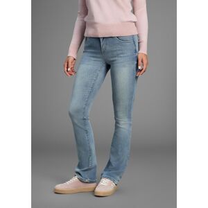 Bootcut-Jeans ARIZONA "Ultra-Stretch", Damen, Gr. 100, K + L Gr, blau (blau used), Denim/Jeans, Obermaterial: 74% Baumwolle, 24% Polyester, 2% Elasthan, Basic, extraeng lang, Jeans Bootcut-Jeans, normale Passform, Baby-Bootcut, Used-Look-Waschung Bootcut-Jeans ARIZONA "Ultra-Stretch", Damen, Gr. 100, K + L Gr, blau (blau used), Denim/Jeans, Obermaterial: 74% Baumwolle, 24% Polyester, 2% Elasthan, Basic, extraeng lang, Jeans Bootcut-Jeans, normale Passform, Baby-Bootcut, Used-Look-Waschung