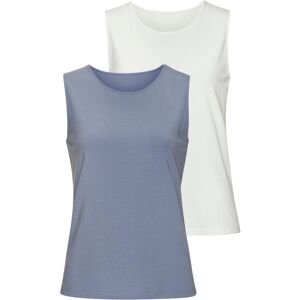 Tanktop LASCANA "aus elastischer Baumwoll-Modal-Qualität", Damen, Gr. 32/34, blau (hellblau, creme), Single Jersey, Obermaterial: 50% Baumwolle, 45% Modal (TENCEL™), 5% Elasthan, unifarben, Basic, bequem, Rundhals, Tops Tanktop Tanktop LASCANA "aus elastischer Baumwoll-Modal-Qualität", Damen, Gr. 32/34, blau (hellblau, creme), Single Jersey, Obermaterial: 50% Baumwolle, 45% Modal (TENCEL™), 5% Elasthan, unifarben, Basic, bequem, Rundhals, Tops Tanktop