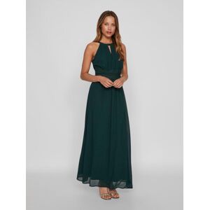 Maxikleid VILA "VIMILINA HALTERNECK MAXI DRESS - NOOS", Damen, Gr. 40, N-Gr, grün (scarab detail:elastic), Web, Obermaterial: 100% Polyester, unifarben, regular fit knöchellang, Neckholder, Kleider Maxikleid, Sommerkleid Maxikleid VILA "VIMILINA HALTERNECK MAXI DRESS - NOOS", Damen, Gr. 40, N-Gr, grün (scarab detail:elastic), Web, Obermaterial: 100% Polyester, unifarben, regular fit knöchellang, Neckholder, Kleider Maxikleid, Sommerkleid