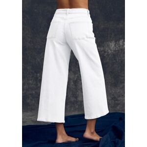 7/8-Jeans LASCANA, Damen, Gr. 40, N-Gr, weiß, Denim/Jeans, Obermaterial: 98% Baumwolle, 2% Elasthan, unifarben, figurumspielend knöchelfrei, Jeans 7/8-Jeans, aus Baumwoll-Denim, Straight-Leg 7/8-Jeans LASCANA, Damen, Gr. 40, N-Gr, weiß, Denim/Jeans, Obermaterial: 98% Baumwolle, 2% Elasthan, unifarben, figurumspielend knöchelfrei, Jeans 7/8-Jeans, aus Baumwoll-Denim, Straight-Leg