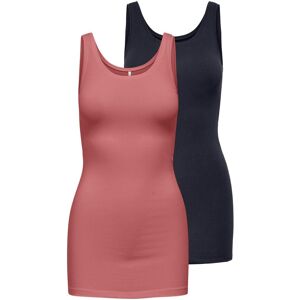 Tanktop ONLY "ONLLIVE – Slim-Fit Tanktops mit Stretch für optimalen Sitz", Damen, Gr. L, rosa (night sky pack:erot rose), Jersey, Obermaterial: 95% Baumwolle, 5% Elasthan, unifarben, slim fit Po-bedeckend, Rundhals, Tops Tanktop, slim fit, casual, Jersey, Tanktop ONLY "ONLLIVE – Slim-Fit Tanktops mit Stretch für optimalen Sitz", Damen, Gr. L, rosa (night sky pack:erot rose), Jersey, Obermaterial: 95% Baumwolle, 5% Elasthan, unifarben, slim fit Po-bedeckend, Rundhals, Tops Tanktop, slim fit, casual, Jersey,