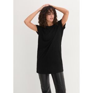 Longshirt BONPRIX, Damen, Gr. 40/42 (M), schwarz, Jersey, Obermaterial: 100% Baumwolle, unifarben, bequem ca. Mitte Oberschenkel, Rundhals, mit Umschlag Umschlagsaum, Shirts Longshirt, bequeme Passform, lang, aus reiner Baumwolle Longshirt BONPRIX, Damen, Gr. 40/42 (M), schwarz, Jersey, Obermaterial: 100% Baumwolle, unifarben, bequem ca. Mitte Oberschenkel, Rundhals, mit Umschlag Umschlagsaum, Shirts Longshirt, bequeme Passform, lang, aus reiner Baumwolle