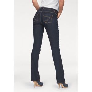 Bootcut-Jeans ARIZONA "mit Kontrastnähten", Damen, Gr. 23, K + L Gr, blau (rinsed), Denim/Jeans, Obermaterial: 80% Baumwolle, 19% Polyester, 1% Elasthan, Basic, ausgestellt lang, Jeans Bootcut-Jeans, normale Leibhöhe, Bootcut, 5-Pocket-Style, dunkle Wasch Bootcut-Jeans ARIZONA "mit Kontrastnähten", Damen, Gr. 23, K + L Gr, blau (rinsed), Denim/Jeans, Obermaterial: 80% Baumwolle, 19% Polyester, 1% Elasthan, Basic, ausgestellt lang, Jeans Bootcut-Jeans, normale Leibhöhe, Bootcut, 5-Pocket-Style, dunkle Wasch