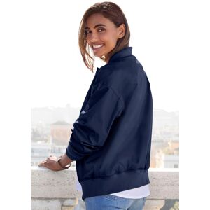 Blouson FRENCH CONNECTION, Damen, Gr. S (36/38), blau (dunkelblau), Web, Obermaterial: 100% Polyester. Futter: 85% Polyester, 15% Baumwolle. Ärmelfutter: 100% Polyester, unifarben, lässig geschnitten hüftlang, Rippbündchen, Jacken Blouson, mit College-Kra Blouson FRENCH CONNECTION, Damen, Gr. S (36/38), blau (dunkelblau), Web, Obermaterial: 100% Polyester. Futter: 85% Polyester, 15% Baumwolle. Ärmelfutter: 100% Polyester, unifarben, lässig geschnitten hüftlang, Rippbündchen, Jacken Blouson, mit College-Kra