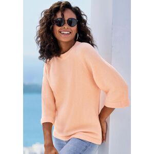 Kurzarmpullover VIVANCE, Damen, Gr. 40/42, apricot, Strick, Obermaterial: 74% Polyacryl, 24% Polyamid, 2% Elasthan, unifarben, figurumspielend hüftlang, Rundhals, Raglanärmel, Pullover Kurzarmpullover, mit weiten Ärmeln, lockere Passform, Strickpullover, Kurzarmpullover VIVANCE, Damen, Gr. 40/42, apricot, Strick, Obermaterial: 74% Polyacryl, 24% Polyamid, 2% Elasthan, unifarben, figurumspielend hüftlang, Rundhals, Raglanärmel, Pullover Kurzarmpullover, mit weiten Ärmeln, lockere Passform, Strickpullover,