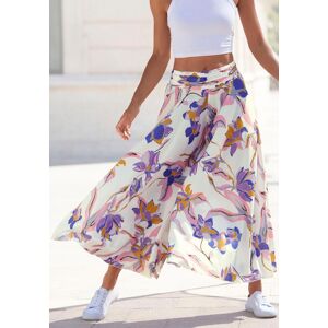Hosenrock LASCANA, Damen, Gr. 38, bunt (creme, flieder, rosé bedruckt), Web, Obermaterial: 100% Polyester, bedruckt, figurumspielend knöchelfrei, Röcke Hosenrock, mit floralem Druck, Culotte, extraweites Bein, luftige Sommerhose Hosenrock LASCANA, Damen, Gr. 38, bunt (creme, flieder, rosé bedruckt), Web, Obermaterial: 100% Polyester, bedruckt, figurumspielend knöchelfrei, Röcke Hosenrock, mit floralem Druck, Culotte, extraweites Bein, luftige Sommerhose