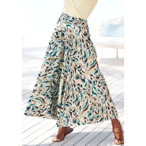 Hosenrock LASCANA, Damen, Gr. 40, beige (sand bedruckt), Web, Obermaterial: 100% Polyester, bedruckt, figurumspielend knöchelfrei, Röcke Hosenrock, mit Alloverdruck, Culotte, extraweites Bein, luftige Sommerhose Hosenrock LASCANA, Damen, Gr. 40, beige (sand bedruckt), Web, Obermaterial: 100% Polyester, bedruckt, figurumspielend knöchelfrei, Röcke Hosenrock, mit Alloverdruck, Culotte, extraweites Bein, luftige Sommerhose
