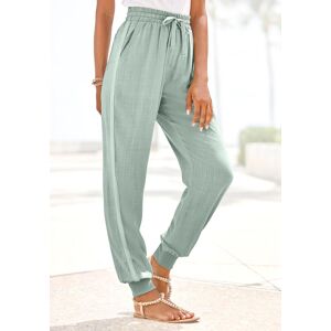 Schlupfhose VIVANCE, Damen, Gr. 38, N-Gr, grün (mint), Web, Obermaterial: 55% Leinen, 45% Viskose, unifarben, figurumspielend lang, Hosen Schlupfhose, aus leicht strukturierter Webware, leichte Sommerhose, casual Schlupfhose VIVANCE, Damen, Gr. 38, N-Gr, grün (mint), Web, Obermaterial: 55% Leinen, 45% Viskose, unifarben, figurumspielend lang, Hosen Schlupfhose, aus leicht strukturierter Webware, leichte Sommerhose, casual