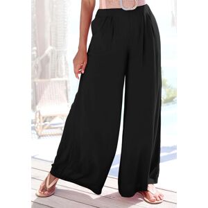 Palazzohose BUFFALO, Damen, Gr. 44, N-Gr, schwarz, Web, Obermaterial: 100% Viskose, unifarben, figurumspielend knöchellang, Hosen Palazzohose, mit Seitennahttaschen, leichte Sommerhose, Wide-Leg-Hose aus Webware Palazzohose BUFFALO, Damen, Gr. 44, N-Gr, schwarz, Web, Obermaterial: 100% Viskose, unifarben, figurumspielend knöchellang, Hosen Palazzohose, mit Seitennahttaschen, leichte Sommerhose, Wide-Leg-Hose aus Webware