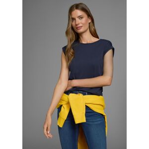 T-Shirt BOYSEN'S "in vielen Farben & grossen Grössen", Damen, Gr. 34 (XS), blau (marine), Jersey, Obermaterial: 50% Baumwolle, 50% Polyester, clean, unifarben, Basic, figurumspielend, Rundhals, mit Aufschlag, Shirts T-Shirt, Kurzarm, unifarben, Rundhals, T-Shirt BOYSEN'S "in vielen Farben & grossen Grössen", Damen, Gr. 34 (XS), blau (marine), Jersey, Obermaterial: 50% Baumwolle, 50% Polyester, clean, unifarben, Basic, figurumspielend, Rundhals, mit Aufschlag, Shirts T-Shirt, Kurzarm, unifarben, Rundhals,