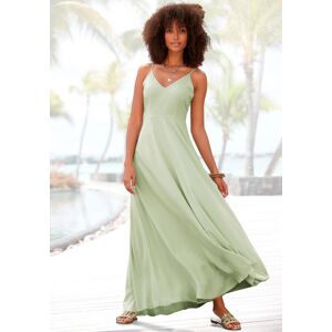 Maxikleid LASCANA "Cut-Out am Rücken aus leichter Webware", Damen, Gr. 36, N-Gr, grün (pistazie), Web, Obermaterial: 100% Viskose, unifarben, figurumspielend bodenlang, V-Ausschnitt, Kleider Maxikleid, Elegantes Sommerkleid, Spaghettikleid, Viskosekleid, Maxikleid LASCANA "Cut-Out am Rücken aus leichter Webware", Damen, Gr. 36, N-Gr, grün (pistazie), Web, Obermaterial: 100% Viskose, unifarben, figurumspielend bodenlang, V-Ausschnitt, Kleider Maxikleid, Elegantes Sommerkleid, Spaghettikleid, Viskosekleid,