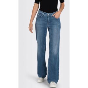 Weite Jeans MAC "DREAM WIDE", Damen, Gr. 44, Länge 34, blau (summer mid blau), Denim/Jeans, Obermaterial: 75% Baumwolle, 12% Modal, 9% Polyester, 4% Elasthan, unifarben, figurumspielend knöchellang, Jeans Weite Jeans, mit weitem Bein-Stretch Weite Jeans MAC "DREAM WIDE", Damen, Gr. 44, Länge 34, blau (summer mid blau), Denim/Jeans, Obermaterial: 75% Baumwolle, 12% Modal, 9% Polyester, 4% Elasthan, unifarben, figurumspielend knöchellang, Jeans Weite Jeans, mit weitem Bein-Stretch